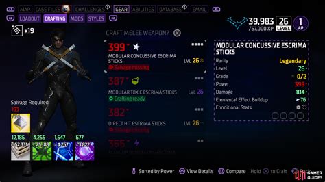 gotham knights legendary gear